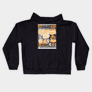 Silver Shamrock Spookshow Spectacular in ORANGE Kids Hoodie